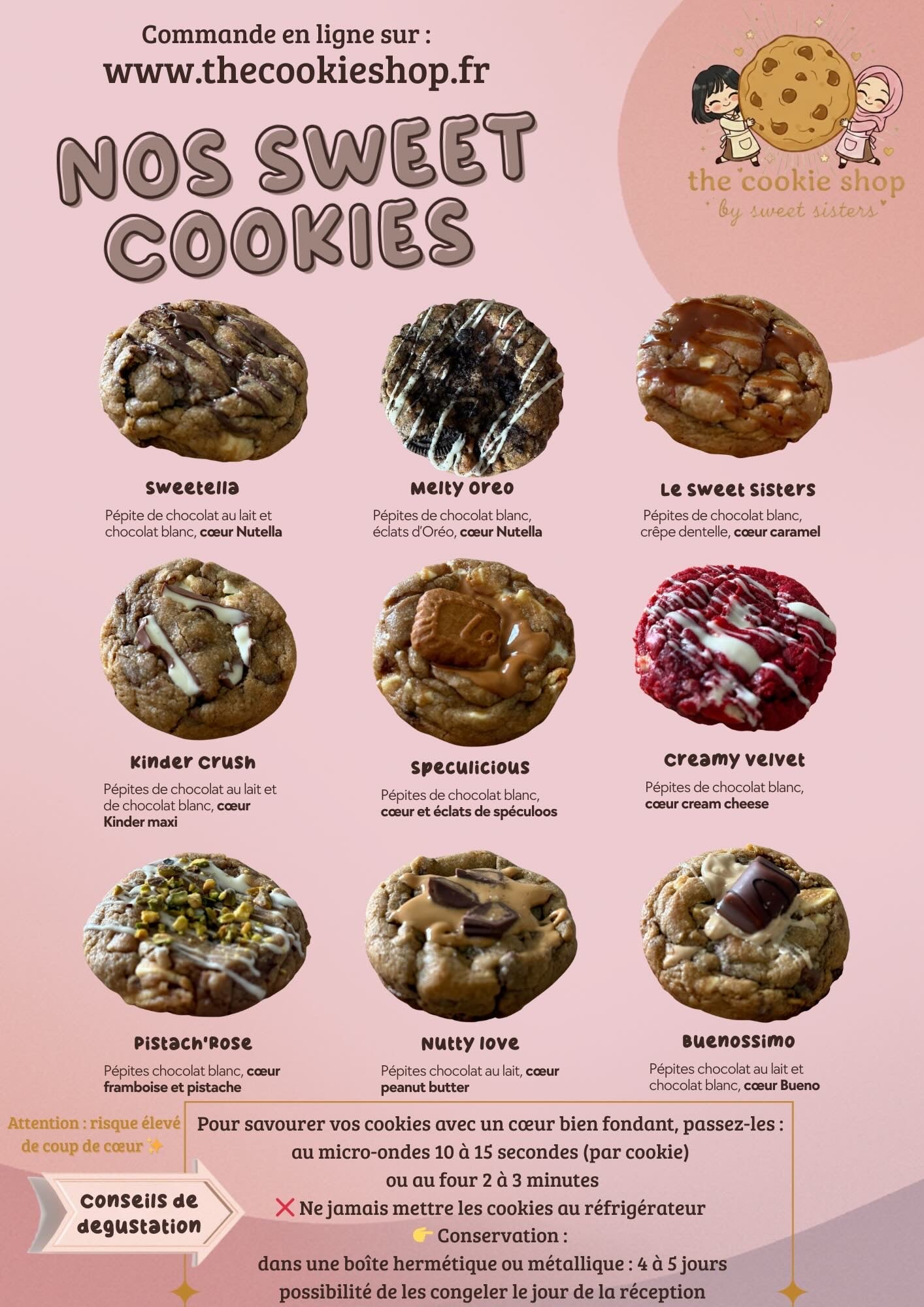 La Signature - boxe à composer (6 cookies + 1 OFFERT)